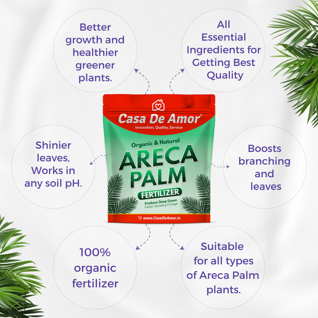 Casa De Amor Organic Areca Palm Plant Food Fertilizer (900 gm)