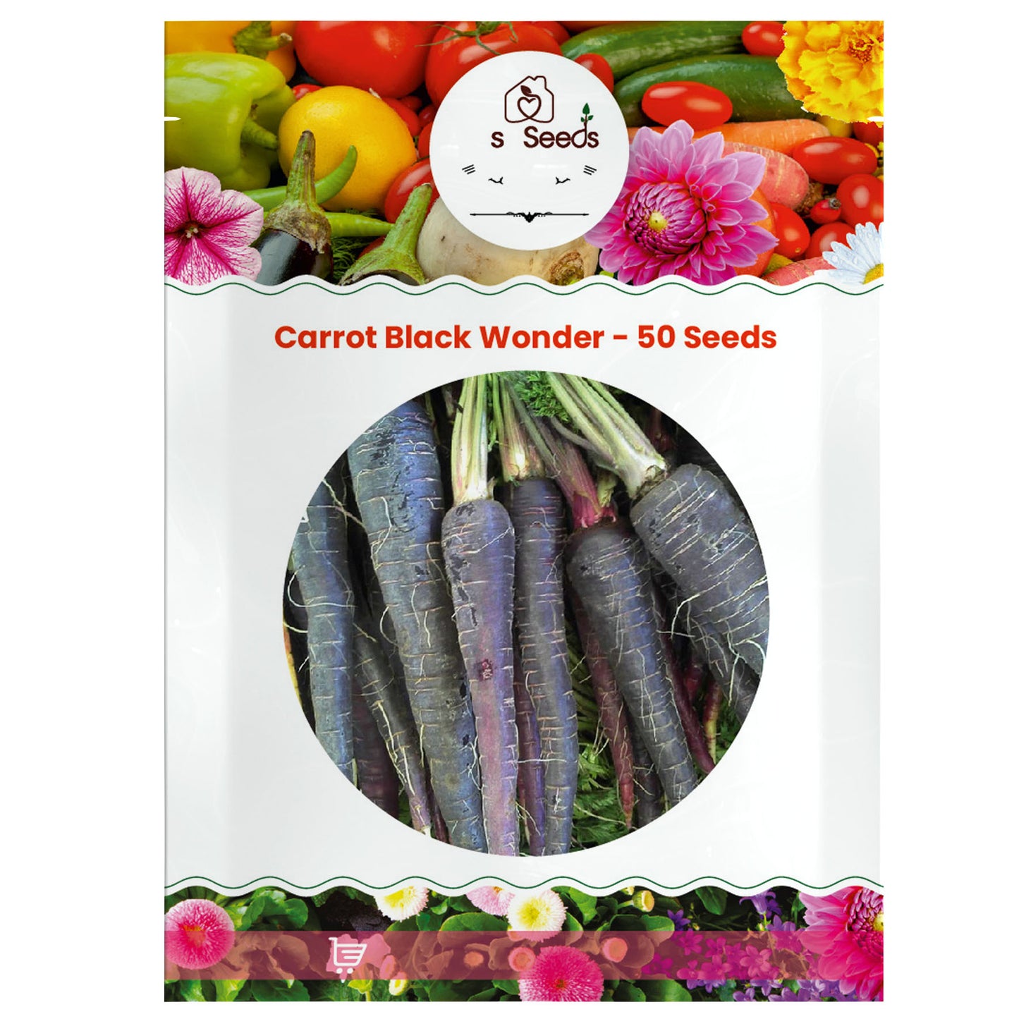 Carrot Black Wonder - 50 Seeds