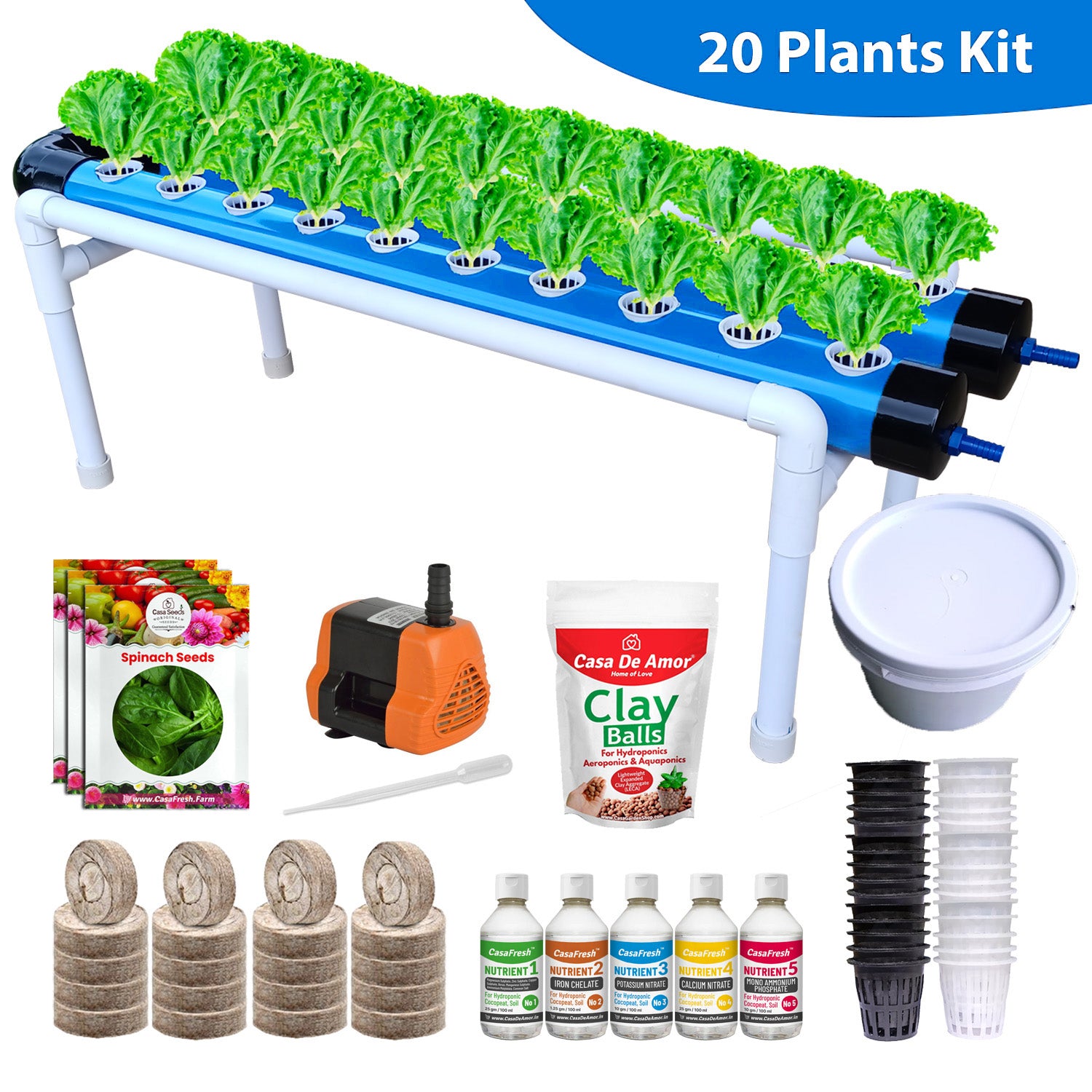 13+ Hydroponic Kits For Beginners Buy Hydroponic Kit & Nutrients for Home Gardening | CasaDeAmor – Casa