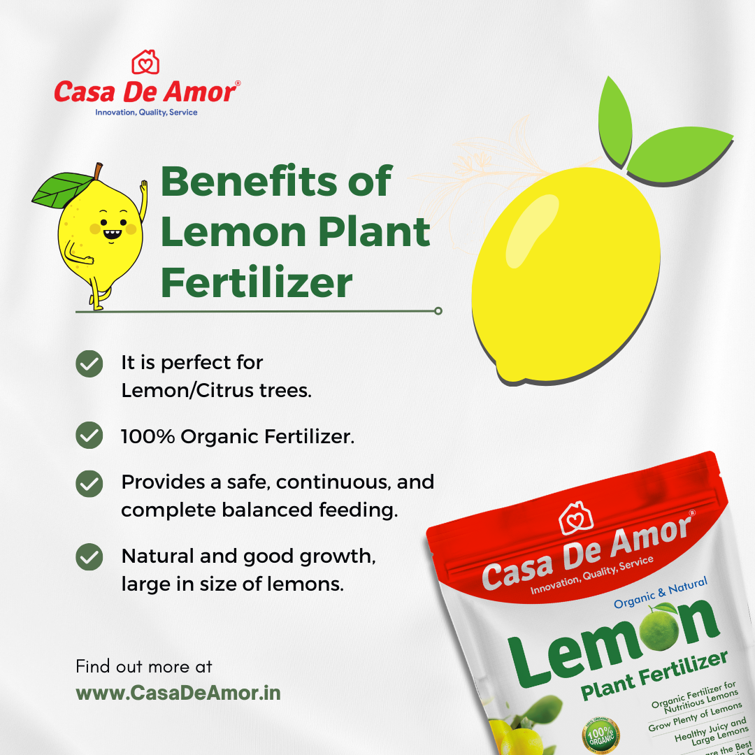 benefits of lemon fertilizer 