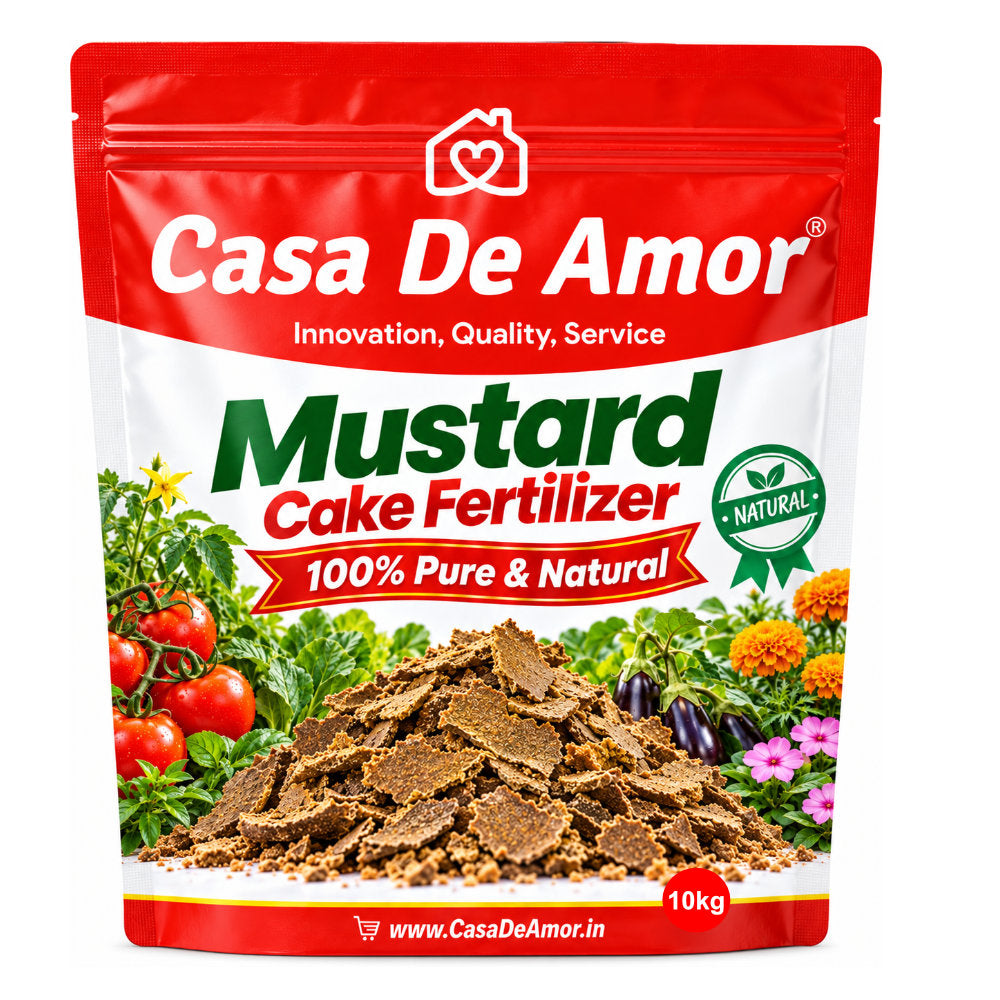 Casa De Amor Mustard Oil Cake Fertilizer for Plant Growth and Healthy Roots
