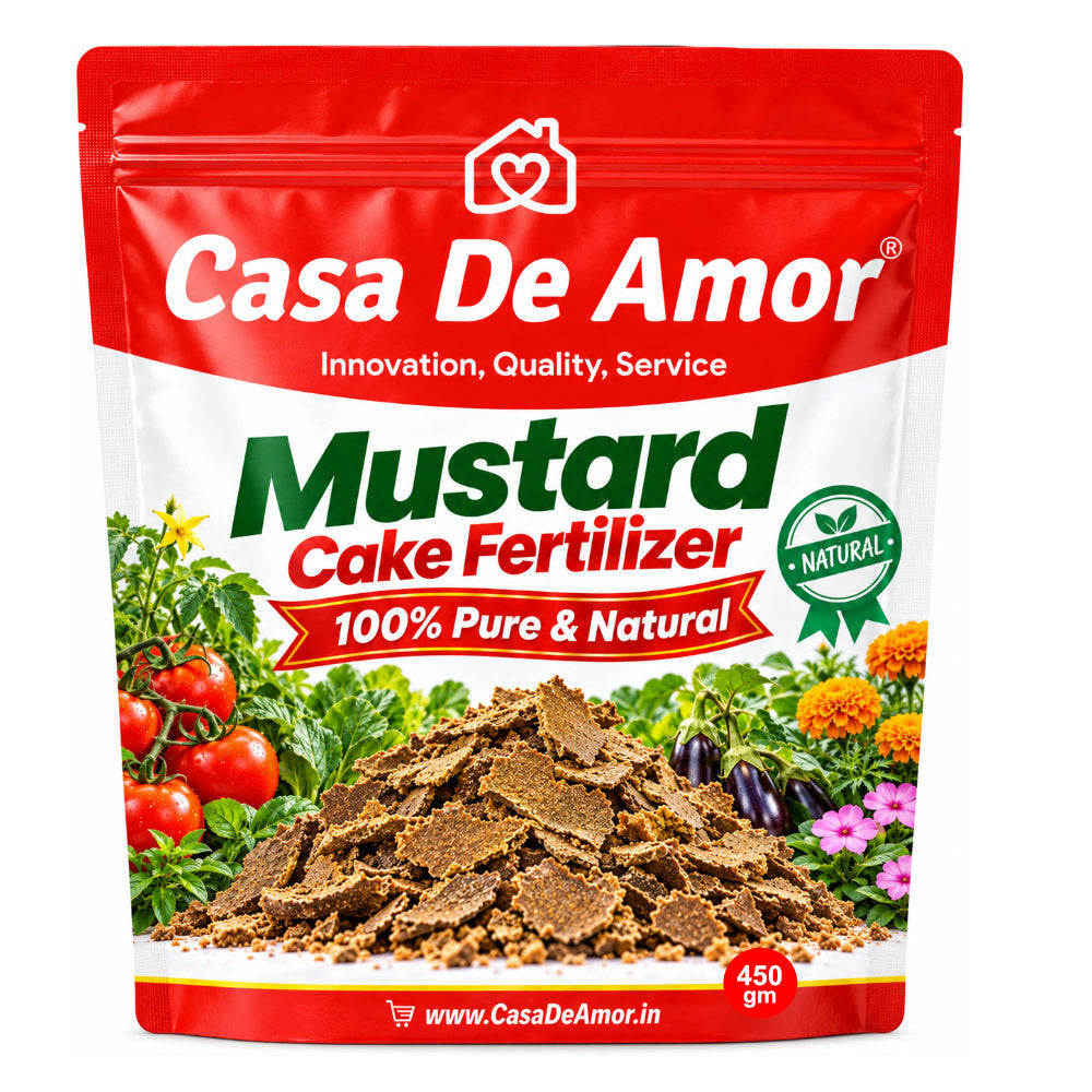 Casa De Amor Mustard Oil Cake Fertilizer for Plant Growth and Healthy Roots
