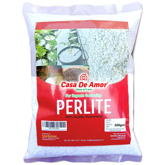 Perlite for Hydroponics & Horticulture Terrace Gardening Soil Conditioner (White)