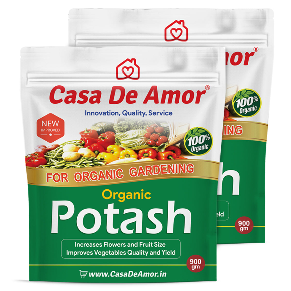 Casa De Amor Organic Potash Fertilizer for Gardening