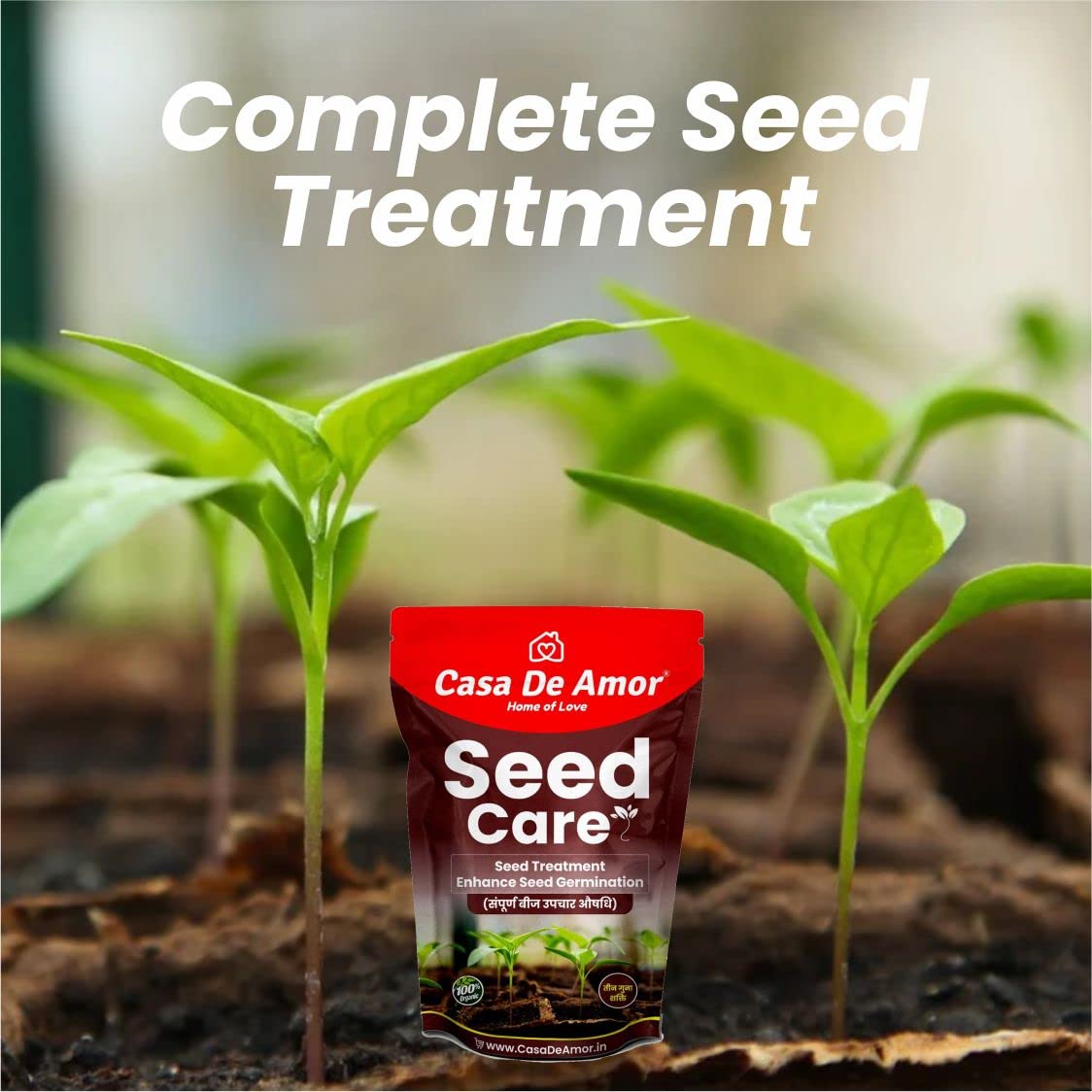 Seed Care, Complete Seed Treatment Before Sowing, Increases Germination, Stronger Seedlings 200gm