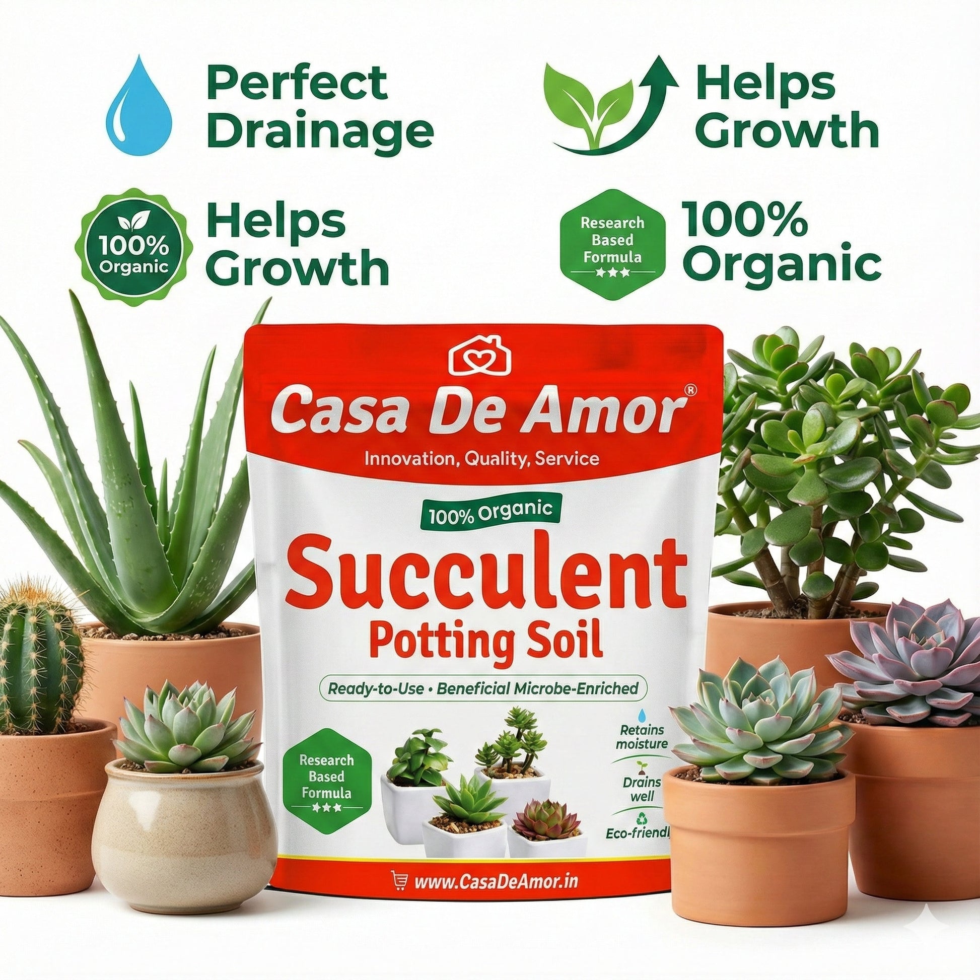 is regular potting soil ok for succulents Succulents Potting Soil 100% Organic Special Research Based Formula fo – Casa De Amor