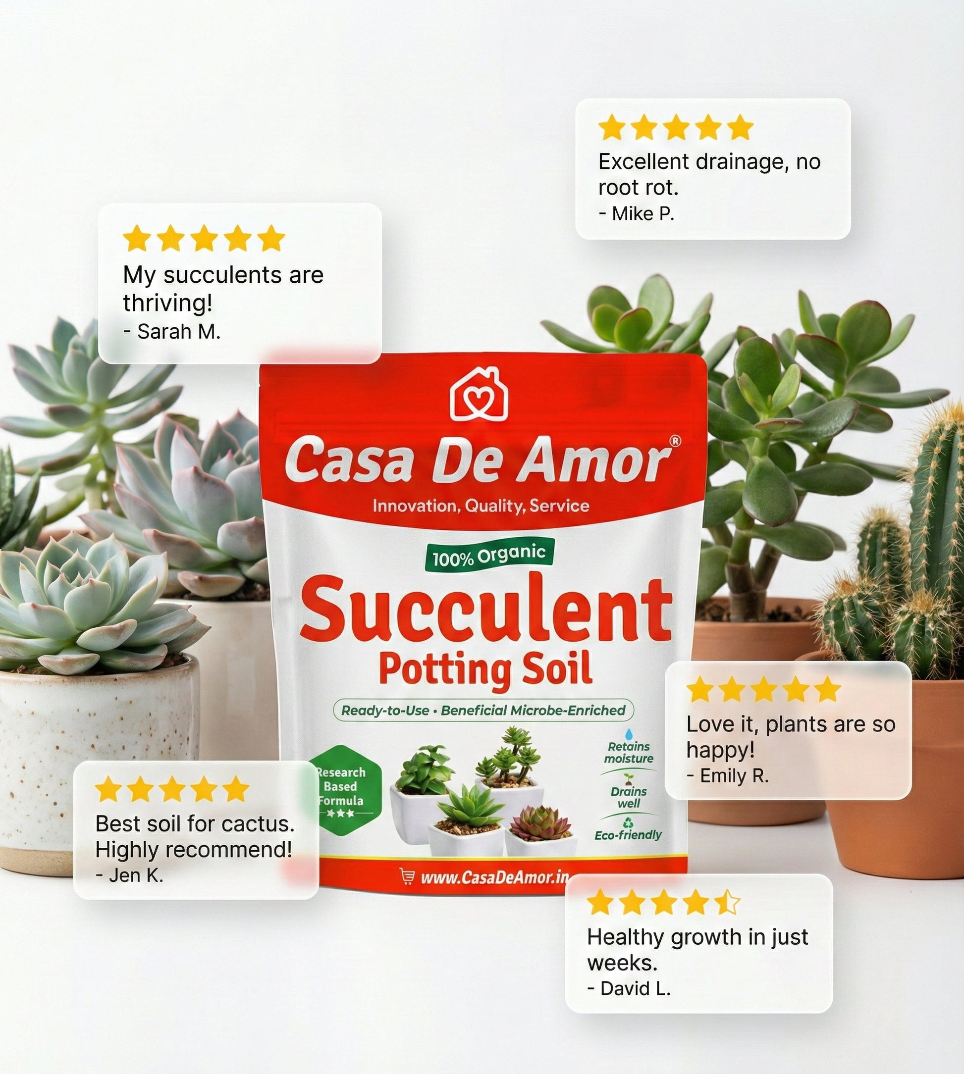is moisture control soil good for succulents Succulents Potting Soil 100% Organic Special Research Based Formula fo – Casa De Amor