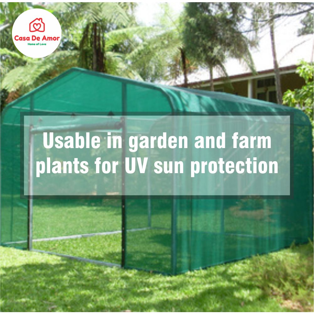 Casa De Amor Shade Net- Garden Netting Green House Agro UV Stabilized