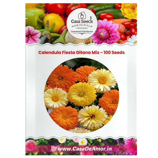 Calendula Fiesta Gitana Mix - 100 Seeds