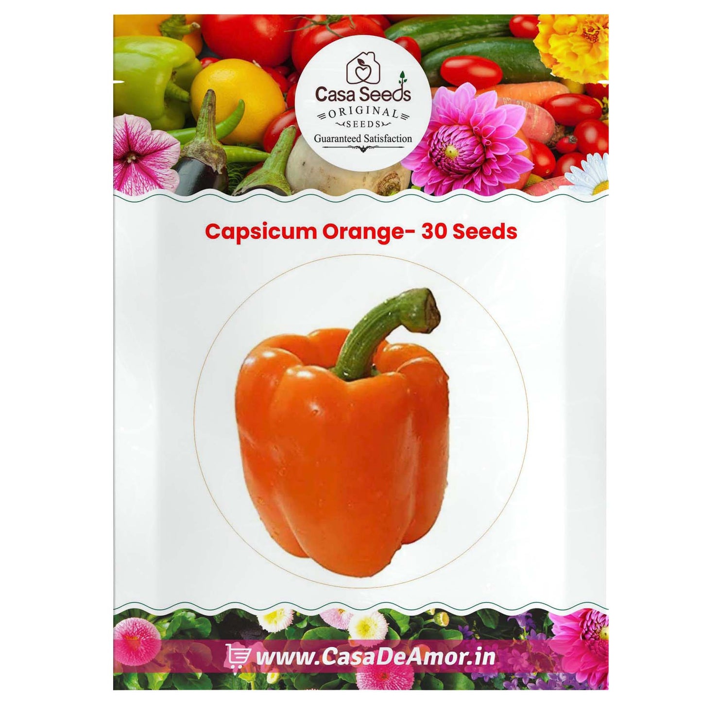 Capsicum Orange- 30 Seeds