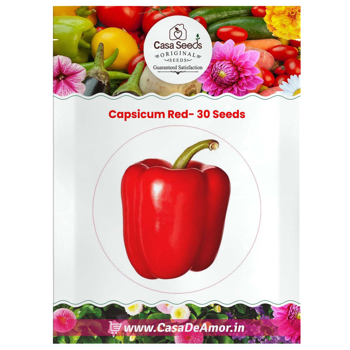 Capsicum Red- 30 Seeds
