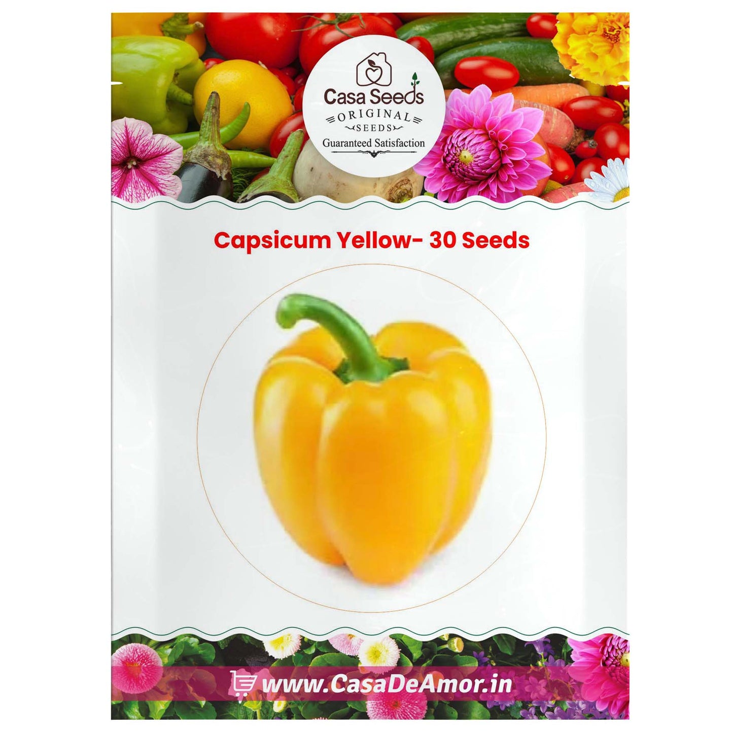 Capsicum Yellow- 30 Seeds