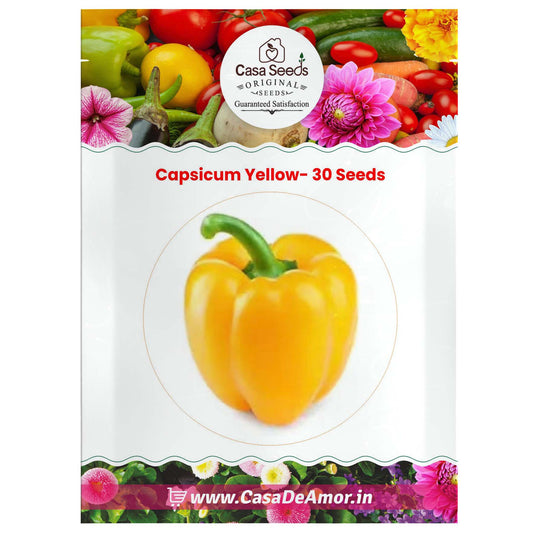 Capsicum Yellow- 30 Seeds