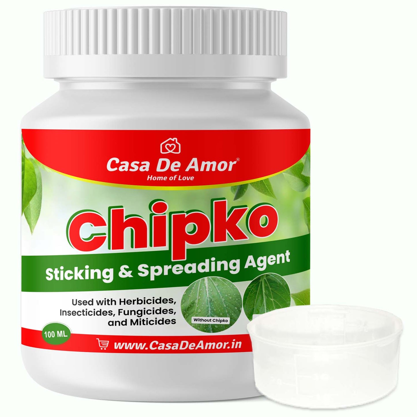 Casa De Amor Chipko Sticking & Spreading Agent (Used with Herbicides, Insecticides, Fungicides & Miticides)