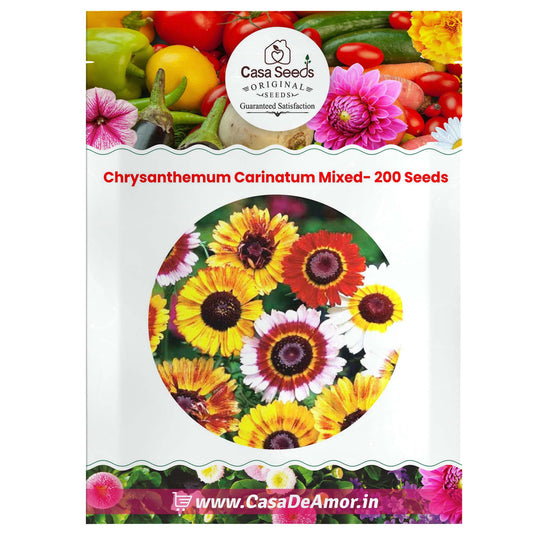 Chrysanthemum Carinatum Mixed- 200 Seeds