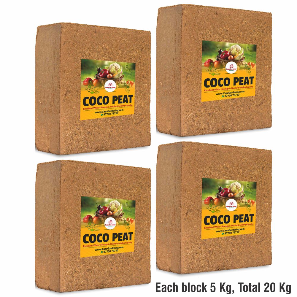 Cocopeat Blocks for Gardening, terrace garden, balcony garden, kitchen garden, soil conditioner