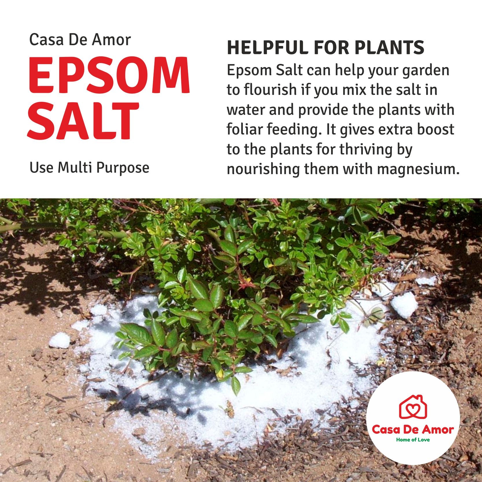 epsom salt in gardening