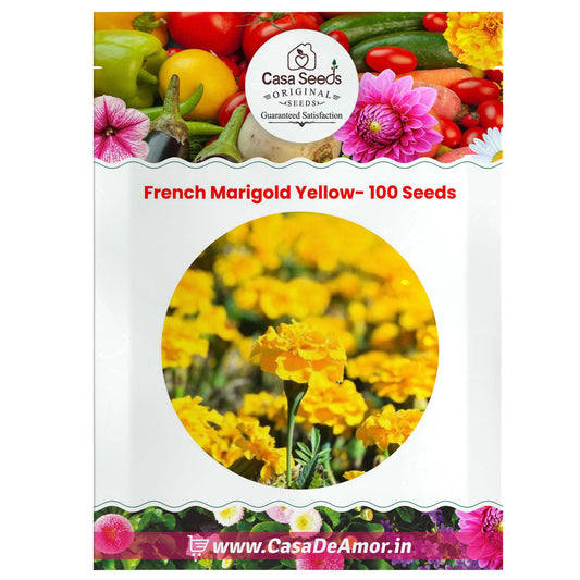French Marigold Yellow(Tagetes Nana Petula) - 100 Seeds