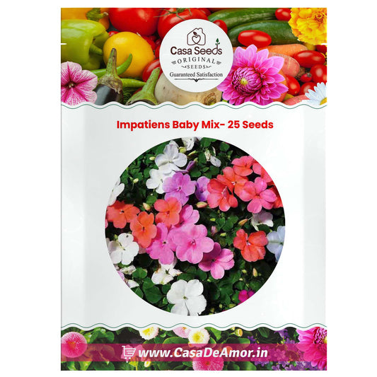 Impatiens Baby Mix- 25 Seeds