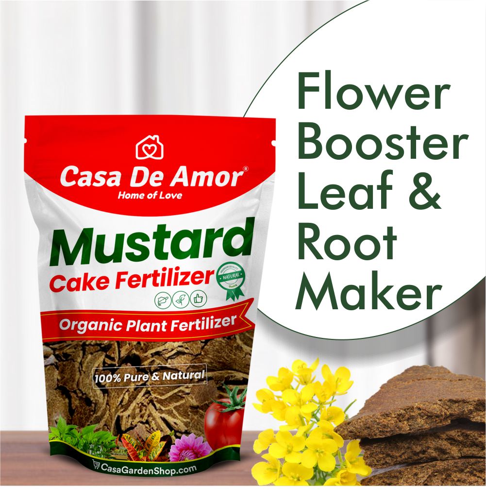Casa De Amor Mustard Oil Cake Fertilizer for Plant Growth and Healthy Roots