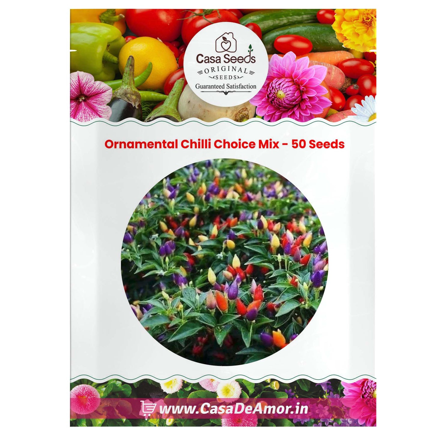 Ornamental Chilli Choice Mix - 50 Seeds