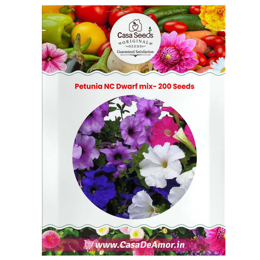 Petunia NC Dwarf mix- 200 Seeds