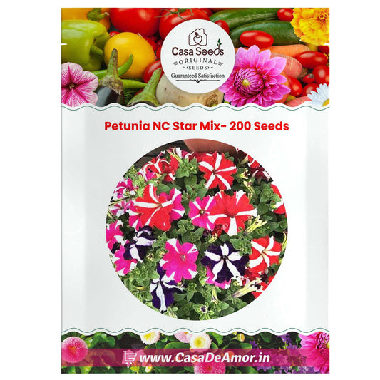 Petunia NC Star Mix- 200 Seeds