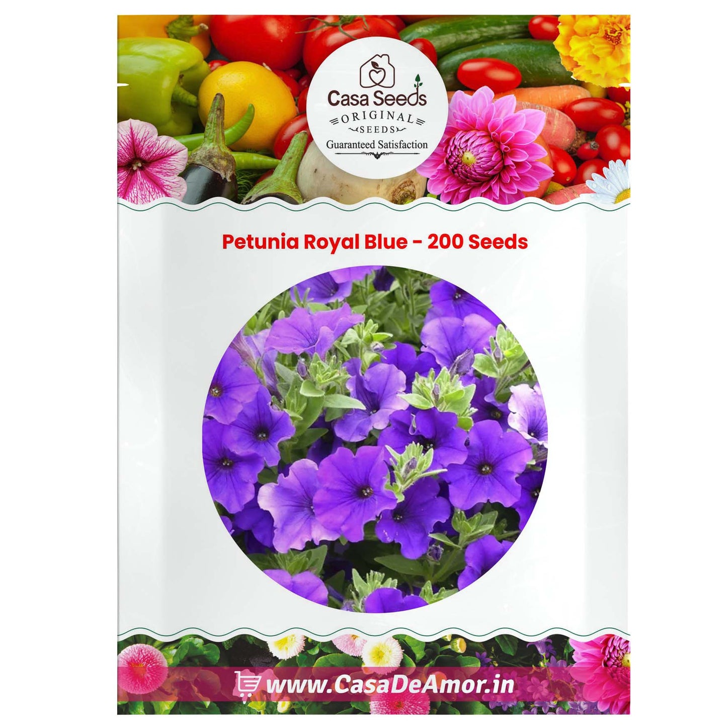 Petunia Royal Blue - 200 Seeds