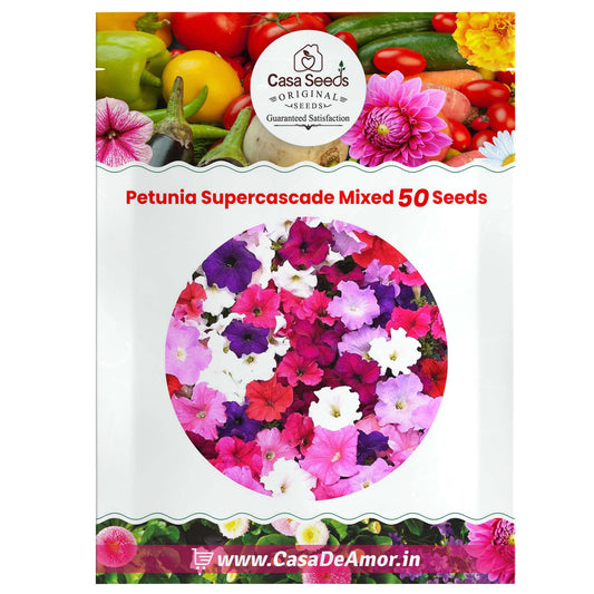 Petunia Supercascade Mixed F1 Hybrid- 50 Seeds