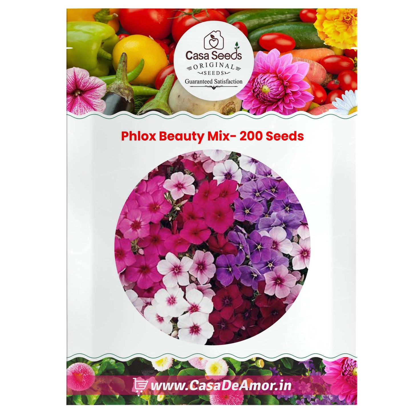 Phlox Beauty Mix- 200 Seeds