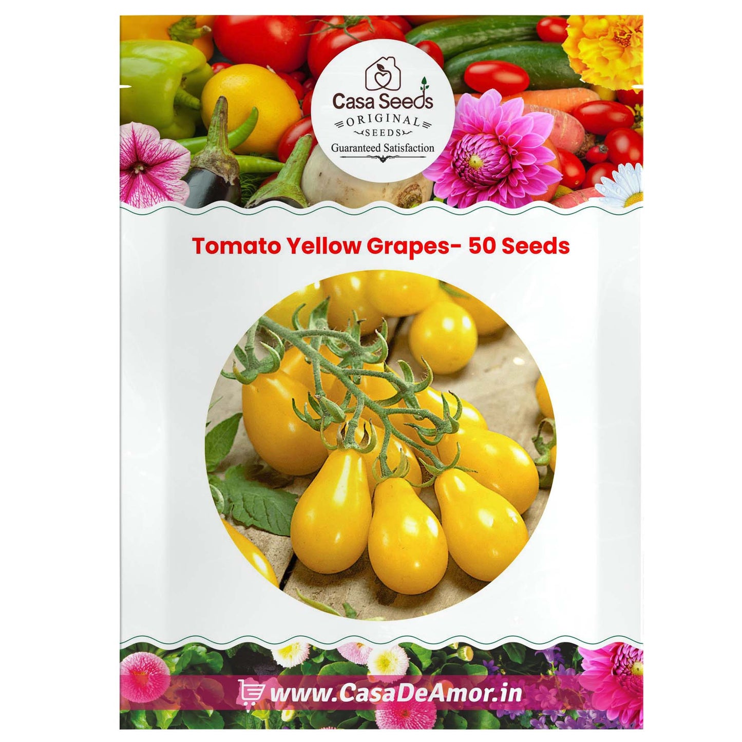 Tomato Yellow Grapes- 50 Seeds