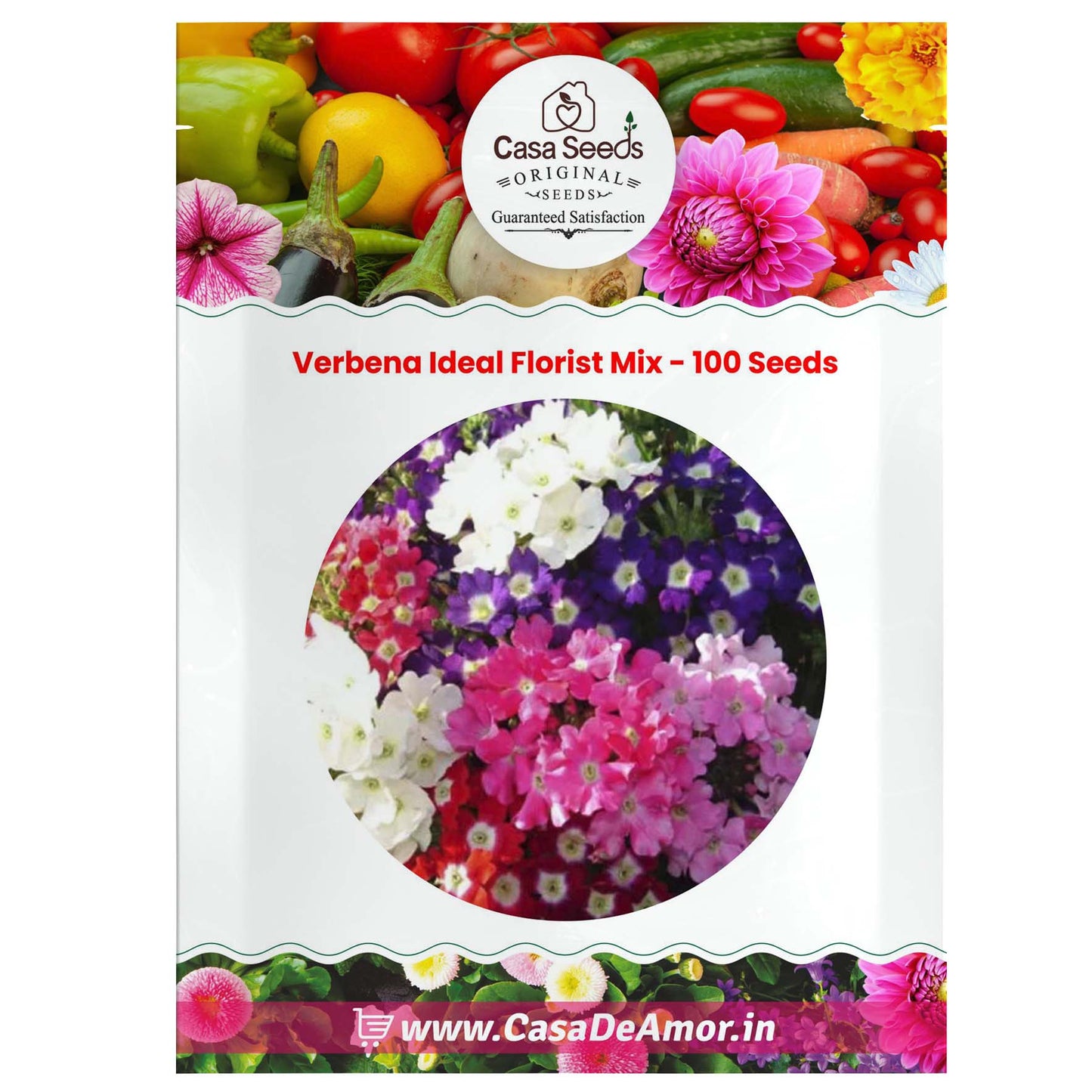 Verbena Ideal Florist Mix - 100 Seeds