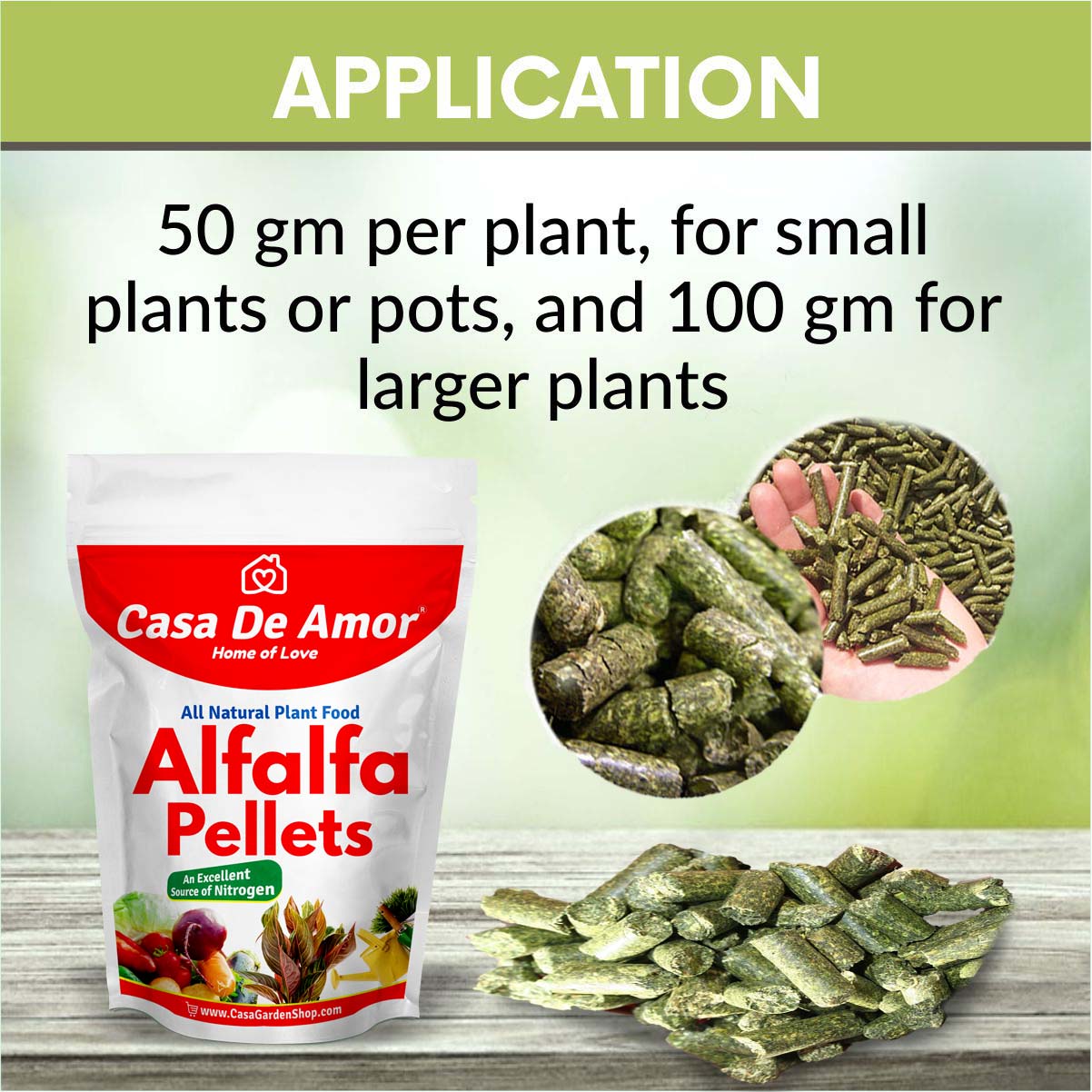 Alfalfa Pellets Fertilizer