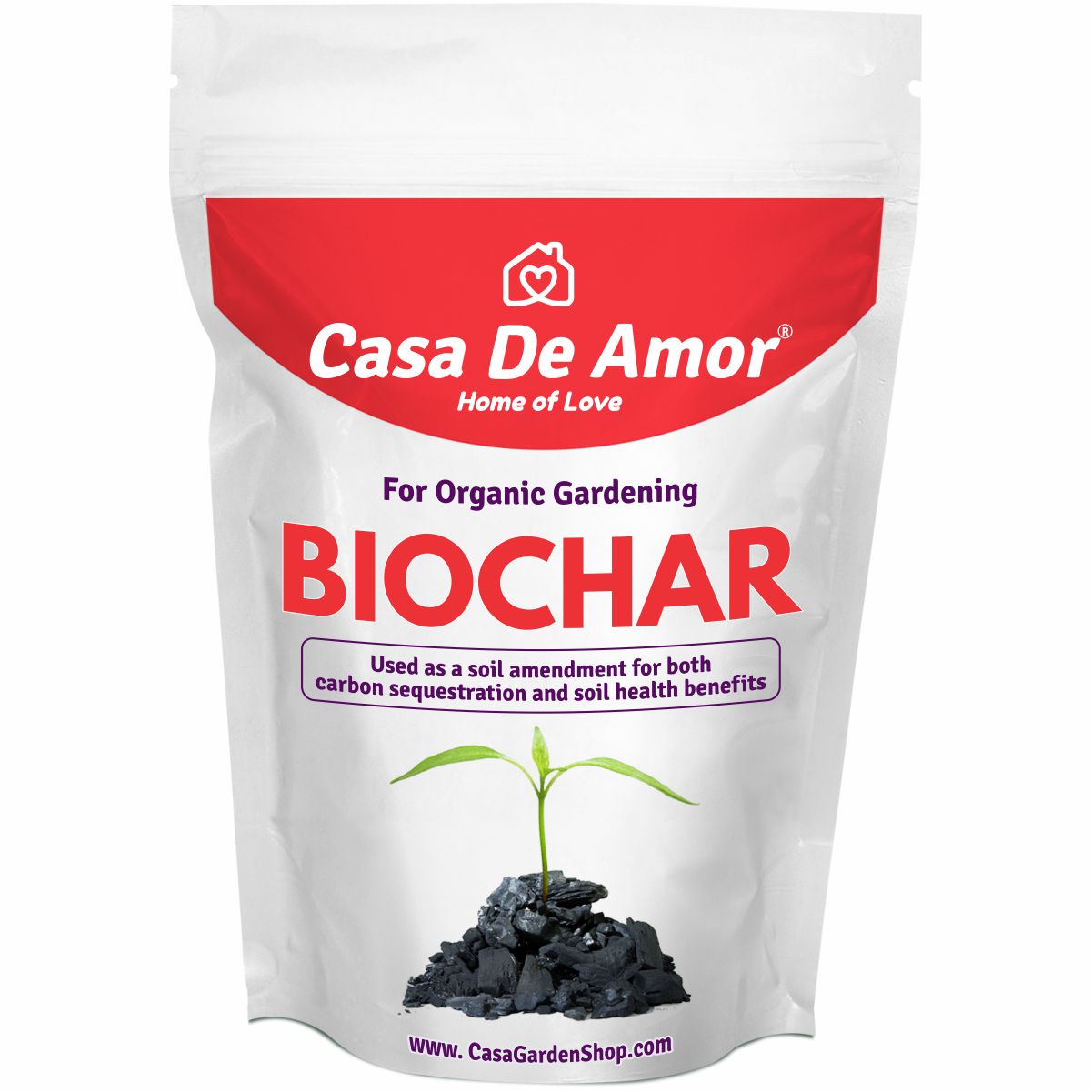 Casa De Amor Biochar Perfect Soil Amendment for Gardening (900 gm)