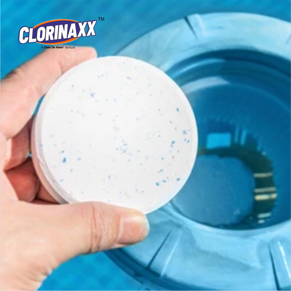 Clorinaxx Water Purifier Chlorine Tablet (TCCA 90) and Floating Chlorine Dispenser