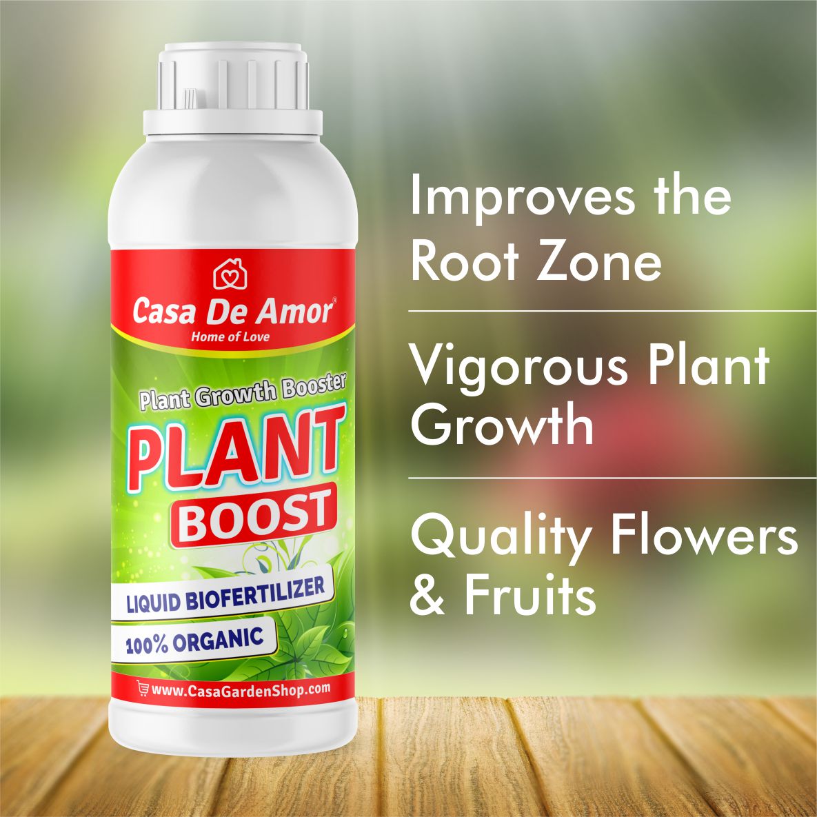 Plant Boost Liquid Bio fertilizer, Organic, For All Plants