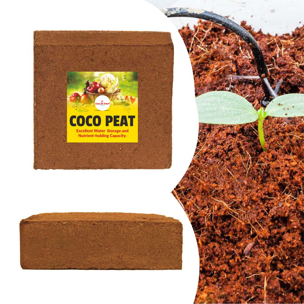 Casa De Amor Cocopeat and Vermicompost Excellent Media for Terrace, Balcony and Home Gardening