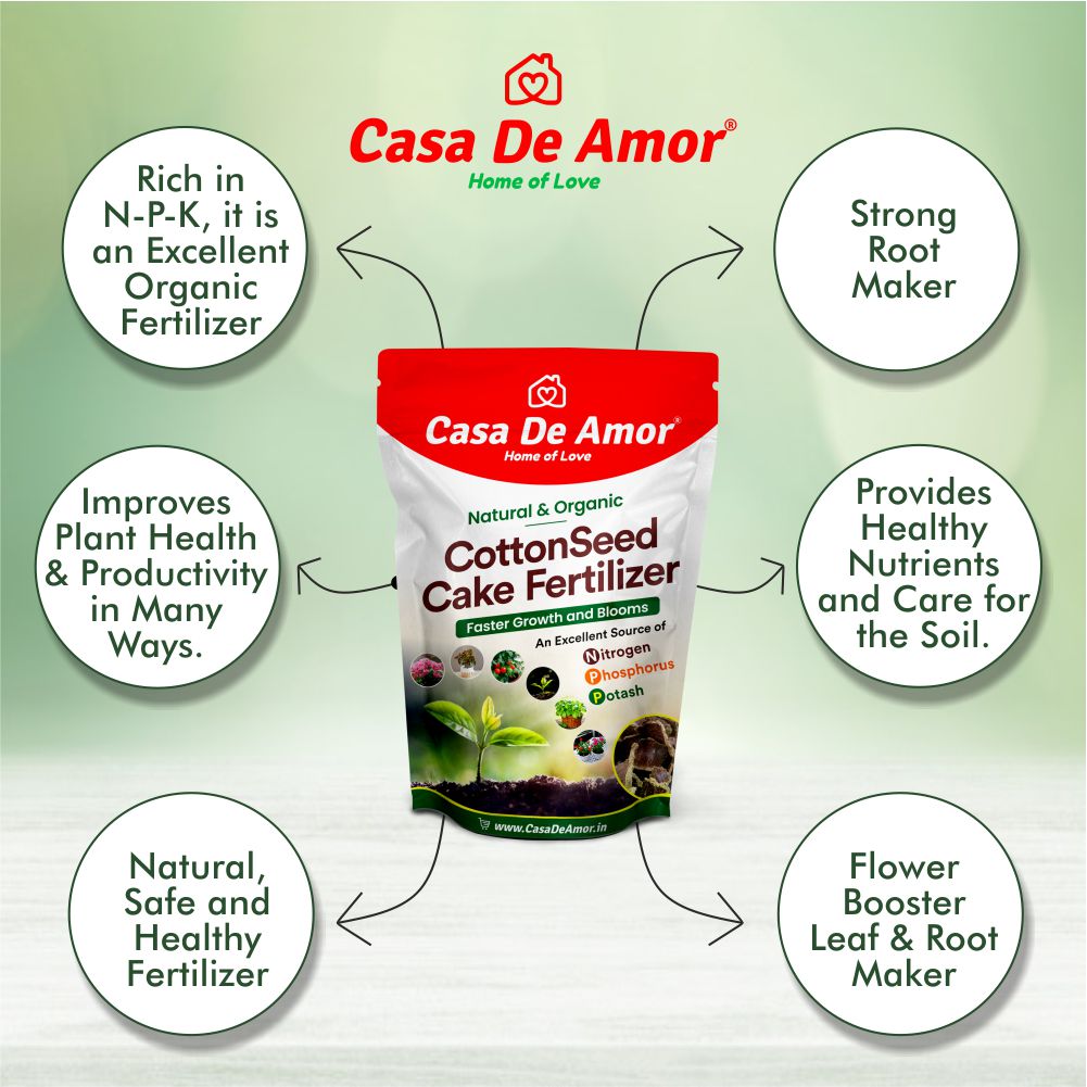 Casa De Amor Cottonseed Cake Organic Fertilizer (Kapasya khal)