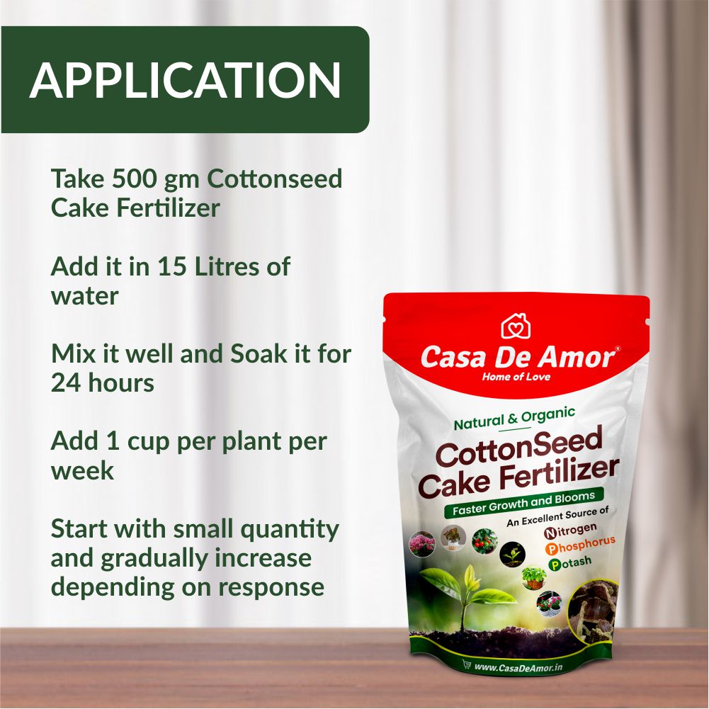 Casa De Amor Cottonseed Cake Organic Fertilizer (Kapasya khal)