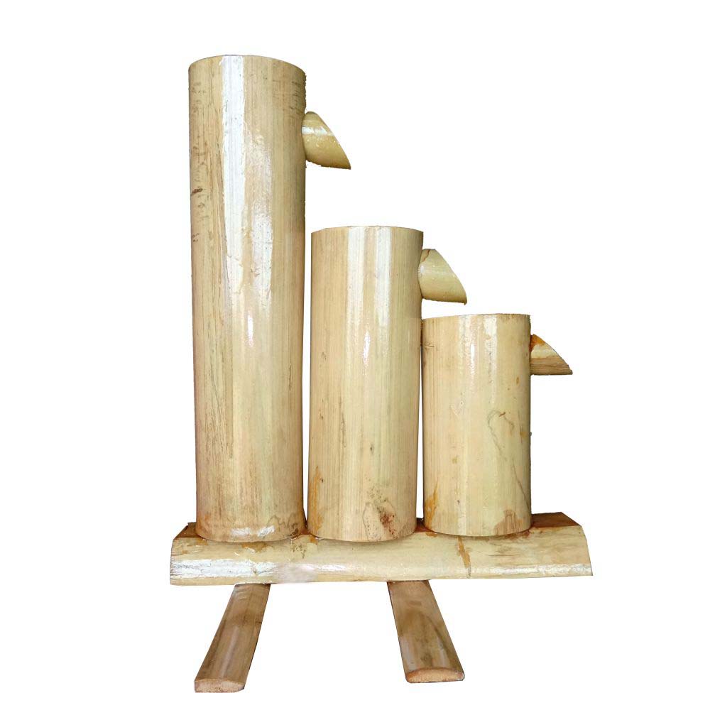 3-Tier Bamboo Fountain, 12 Inches