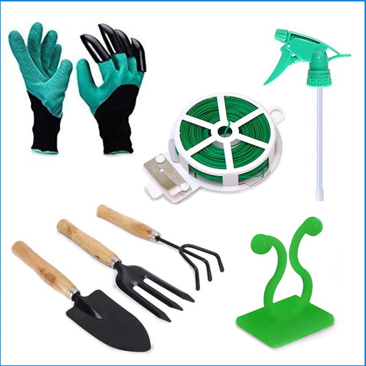 Casa De Amor Durable Multi-Purpose Plant Care/Garden Tool kit for Home Garden (Set of 5)
