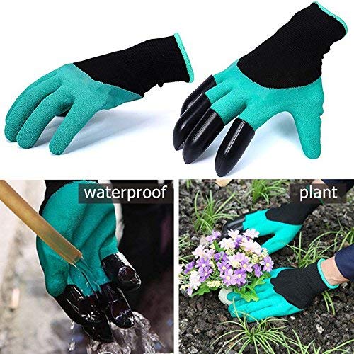Casa De Amor Mini Gardening Tools Set - Hand Cultivator, Small Trowel, Trans-Planter & Gloves for Home Garden