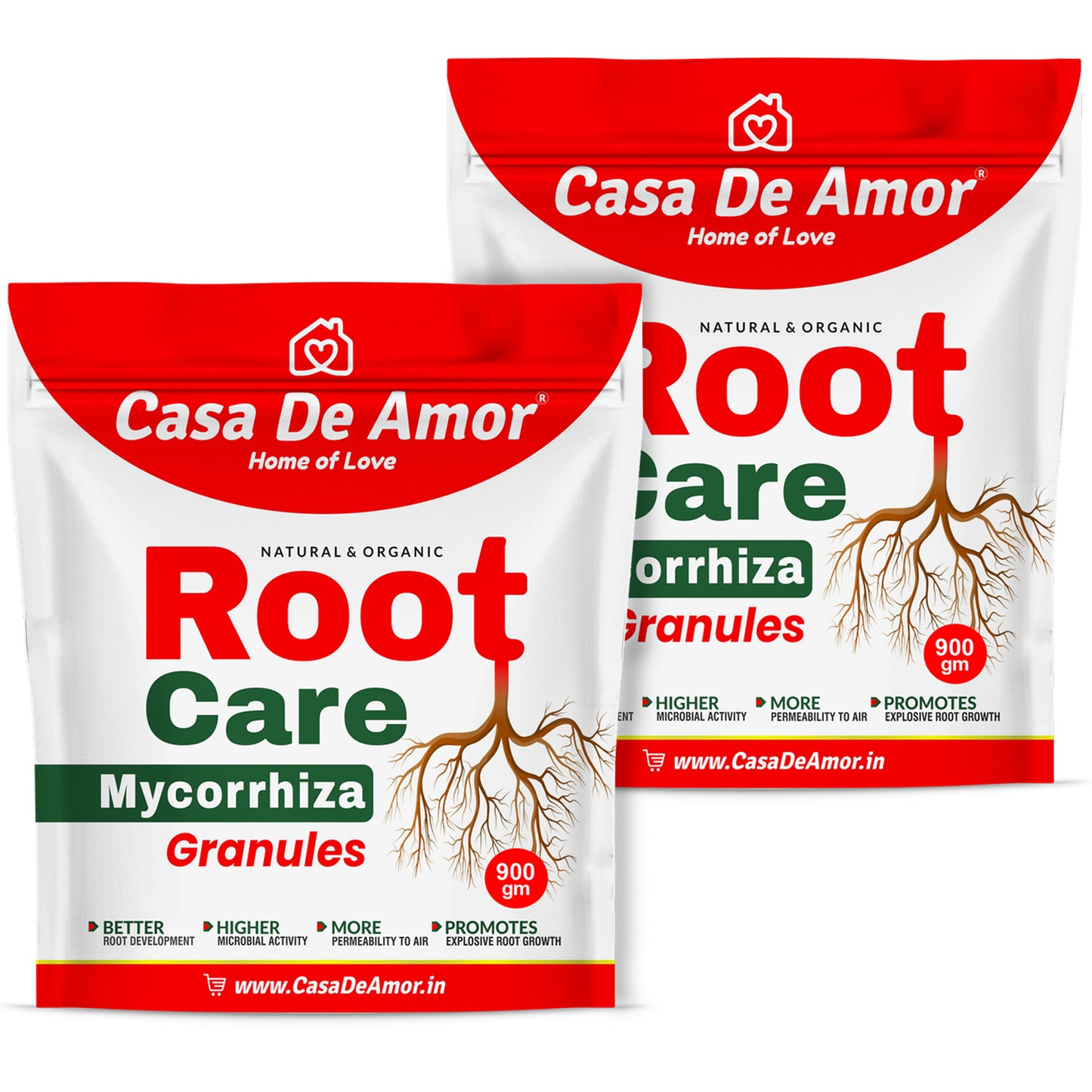 Casa De Amor Root Care VAM Mycorrhiza Organic Plant Fertilizer and Root Growth Booster