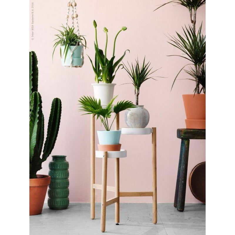 Casa De Amor Bamboo Plant Stand for 3 Plants