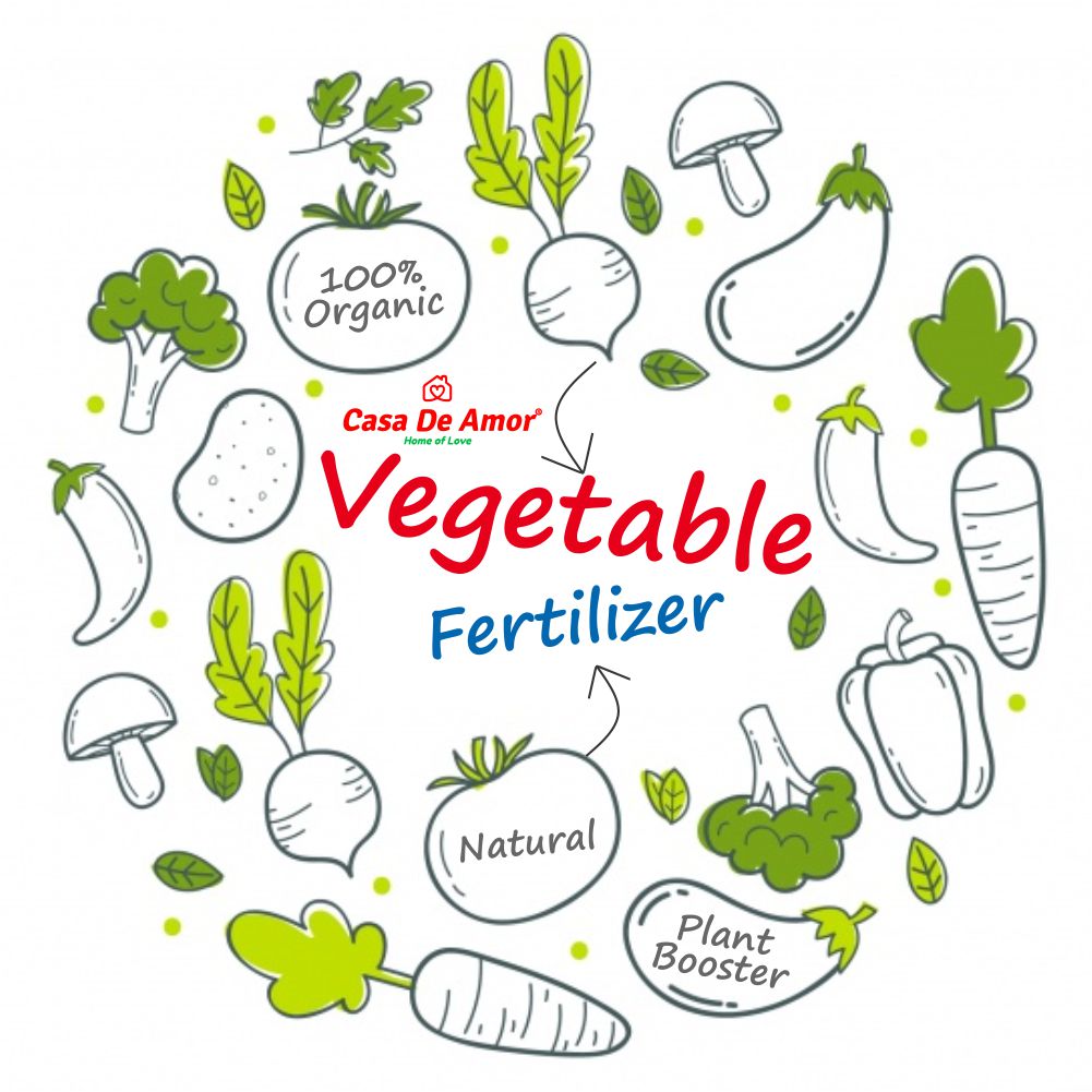 Casa De Amor Vegetable Fertilizer Organic, for Home, Balcony, Terrace & Outdoor Gardening