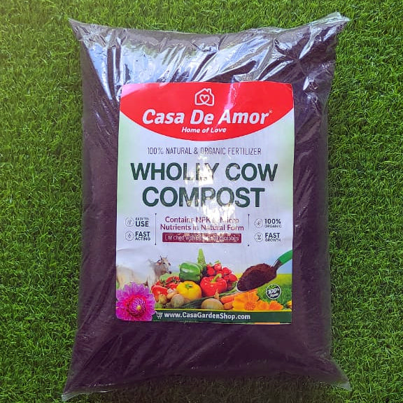 Casa De Amor Organic Manure Includes (5 kg Vermicompost, 4.5 kg Cocopeat, 5 Kg Organic Manure Pack) For Gardening & Plants | Expands Upto 150Ltrs When All 3 Mixed Together- For All Seeds | Coco Soil Manure